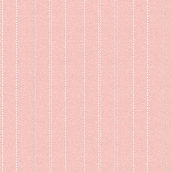 Clothworks Guess How Much I Love You 2024 Stripe  Light Coral  Y4250-38