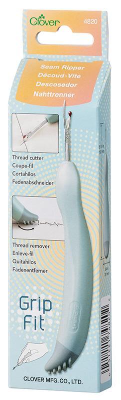 Clover Needlecraft Grip Fit Seam Ripper 4820