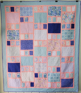 Craftsman Quilt Kit finished size 77"x90" pattern by Diary of a Quilter