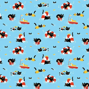 Dear Stella Sandy Paws Sea Cats Multi  DLW2808