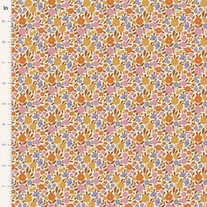 Tilda Fabrics Wallflower Janice Caramel   TIL100616