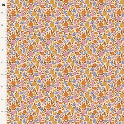 Tilda Fabrics Wallflower Janice Caramel   TIL100616