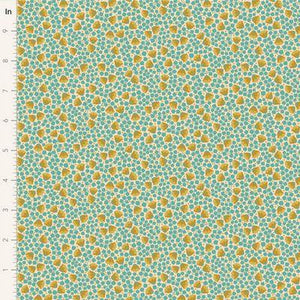 Tilda Fabrics Bellflower Teal  TIL110126