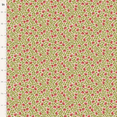 Tilda Fabrics Bellflower Green  TIL110128