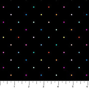 FIGO Fabrics Dusk Black Multi    92041-99