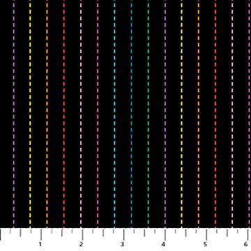 FIGO Fabrics Dusk Black Multi    92043-99