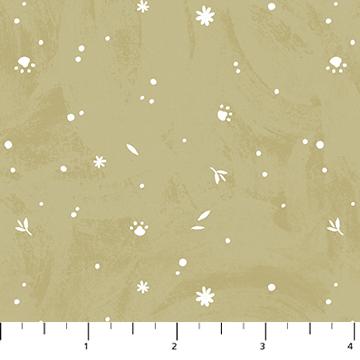FIGO Fabrics Paws & Play Gold   91049-50