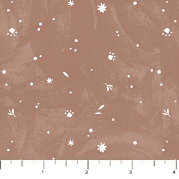 FIGO Fabrics Paws & Play Rust   91049-36