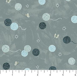 FIGO Fabrics Paws & Play Teal  91052-62
