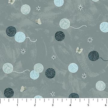 FIGO Fabrics Paws & Play Teal  91052-62