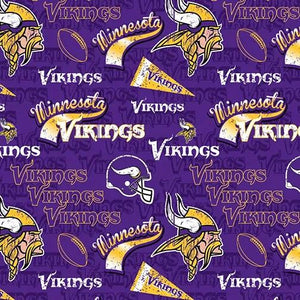 Fabric Traditions  NFL Cotton Minnesota Vikings