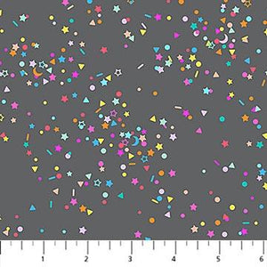 Figo Fabrics Dewfall Gray Multi 92093-95