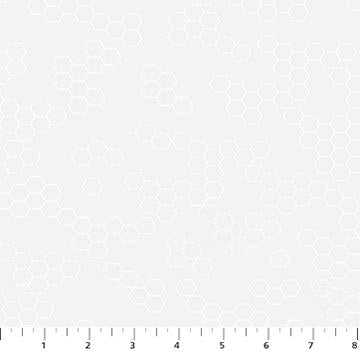 Figo Fabrics Dovetail White Gray  92031-10