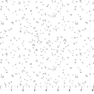 Figo Fabrics Dovetail White Gray  92035-10