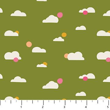 Figo Fabrics Joyful June Green  91114-60