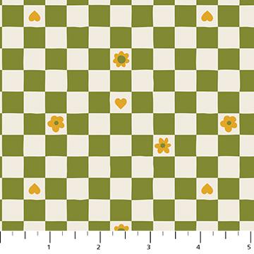 Figo Fabrics Joyful June  Green 91115-60
