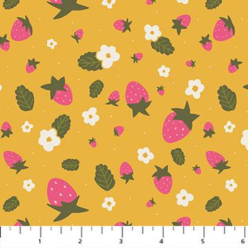 Figo Fabrics Joyful June Ochre  91111-55