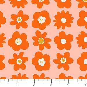 Figo Fabrics Joyful June Orange 91116-56