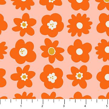 Figo Fabrics Joyful June Orange 91116-56