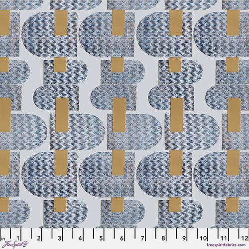 Free Spirit Fabric Golden Touch  Golden Rod   Mithril  PWSS039.MITHRIL