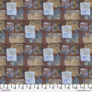 Free Spirit Fabric Golden Touch Ground Work   Bronze  PWSS031.BRONZE