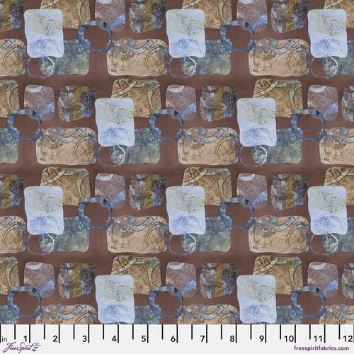 Free Spirit Fabric Golden Touch Ground Work   Bronze  PWSS031.BRONZE