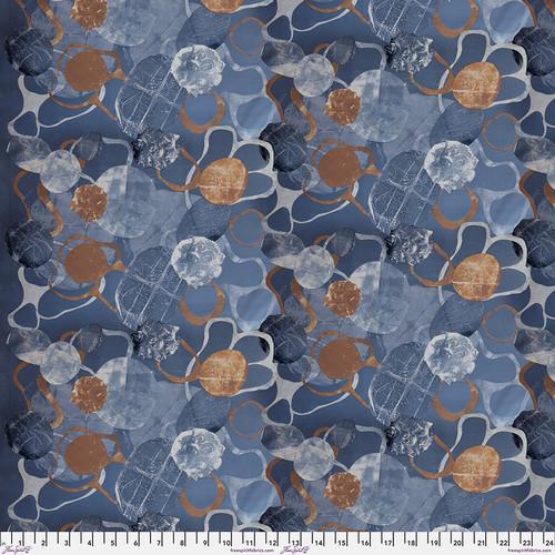 Free Spirit Fabric Golden Touch Outer Orbit Platinum PWSS027.PLATINUM