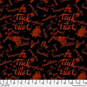 Free Spirit Fabrics Costumes and Cobwebs  INk Blot  PWRH124.BLACK