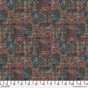 Free Spirit Fabrics On Your Mark Contours  Wine  PWSE039.WINE