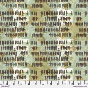 Free Spirit Fabrics On Your Mark Finish Line Sage  PWSE032.SAGE