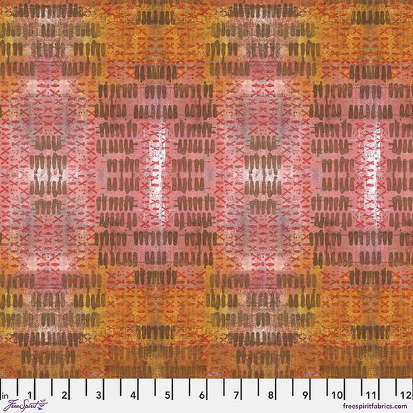 Free Spirit Fabrics On Your Mark Tracks  Blush  PWSE034.BLUSH