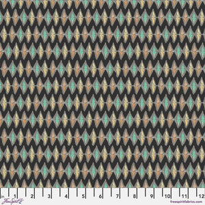 Free Spirit Fabrics On Your Mark Zigzag  Night  PWSE041.NIGHT