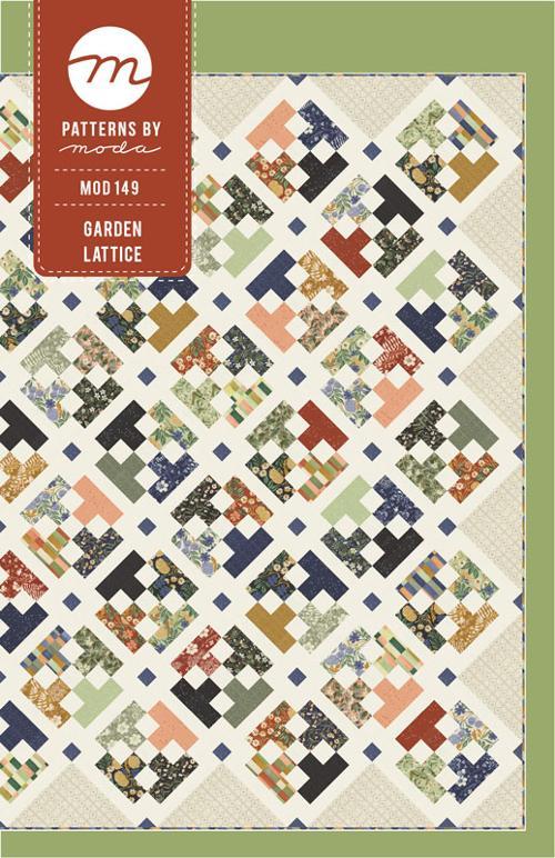 Garden Lattice Jelly Roll Pattern Finished size 65.5 x 81.75