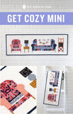 Get Cozy Mini Table Runner Wall Hanging Quilt Pattern finished size 12" x 36" pattern by Pen and Pap