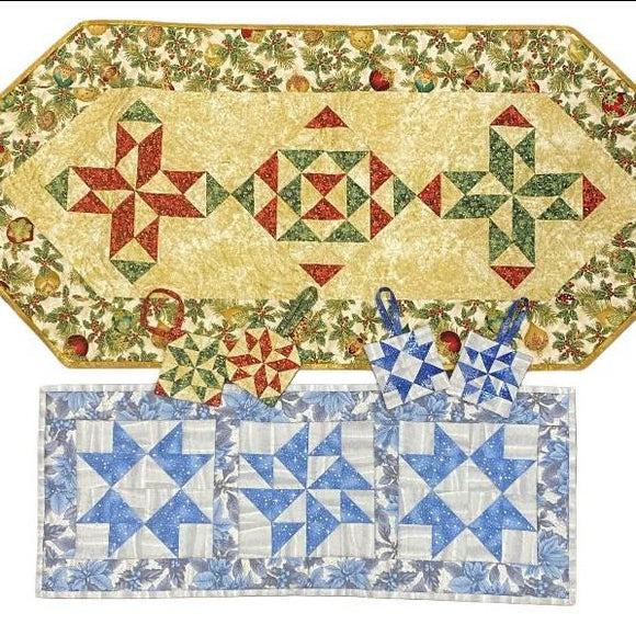 Holiday Runner & Ornament Class - Date: November 14, 2025  Time: 1:00pm-4:30pm  Instructor: Becky Um
