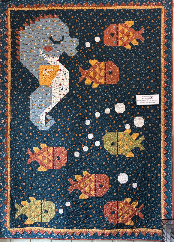 Seahorse School Kit finished size 70.5