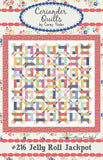 Jelly Roll Jackpot Quilt Pattern by Coriander Quilts CQ 216