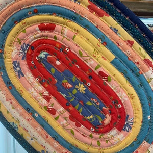 Jelly Roll Placemat  Class Date: Saturday January 17, 2026   Time: 9:30 am - 1:30 pm Instructor: Kri