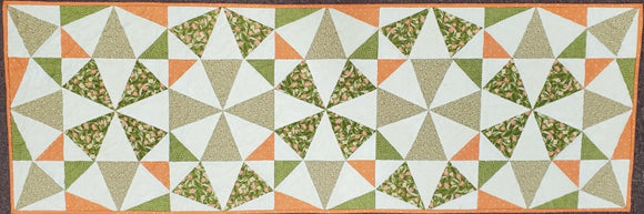 Just A Sliver Table Runner Kit finished size 18-1/2 x 54-1/2 pattern by Poorhouse Quilt Designs