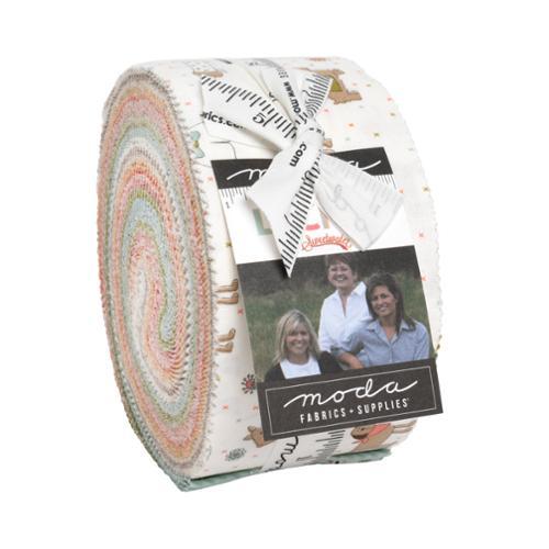 Lucky Jelly Roll 40 assorted pieces measuring 2.5x44