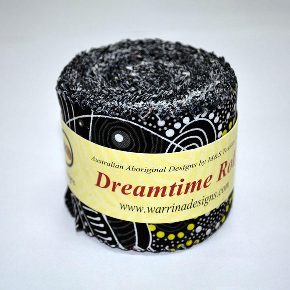 M&S Textiles Australia Dreamtime Rolls 20 strips each measuring 2.5x44