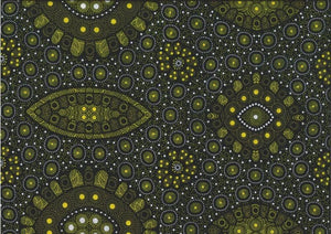 M & S Textiles Alura Seed Dreaming 2 Lemon ASD2L