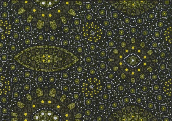 M & S Textiles Alura Seed Dreaming 2 Lemon ASD2L