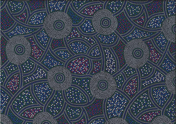 M & S Textiles Kangaroo Dreaming Multi KDM