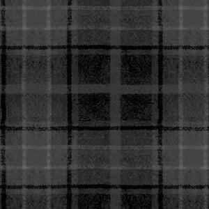 Maywood Studio Holly Jolly Flannel Big Plaid  Black  MASF10896-J