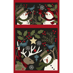 Maywood Studio Holly Jolly Flannel Panel 27"x43"  MASF10890-J