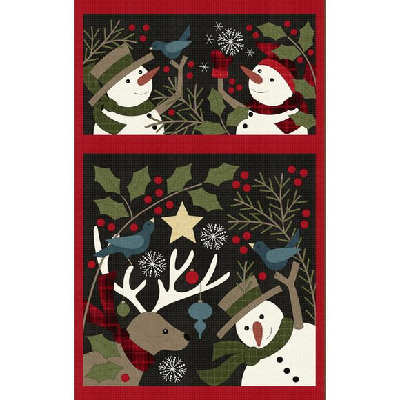 Maywood Studio Holly Jolly Flannel Panel 27