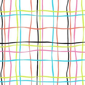 Michael Miller Fabrics Yesteryear Wobbly Plaid White DDC12175-WHIT-D