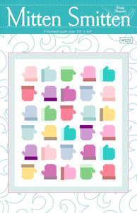 Mitten Smitten Quilt Pattern finished size 55x64" pattern by Wendy Sheppard