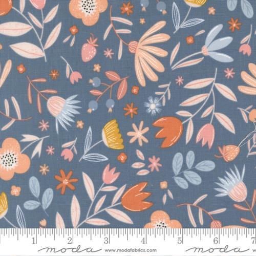 Moda Fabrics Blossoms and Blooms Denim 39051 21